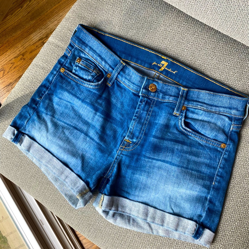 7 For All Mankind Denim Shorts